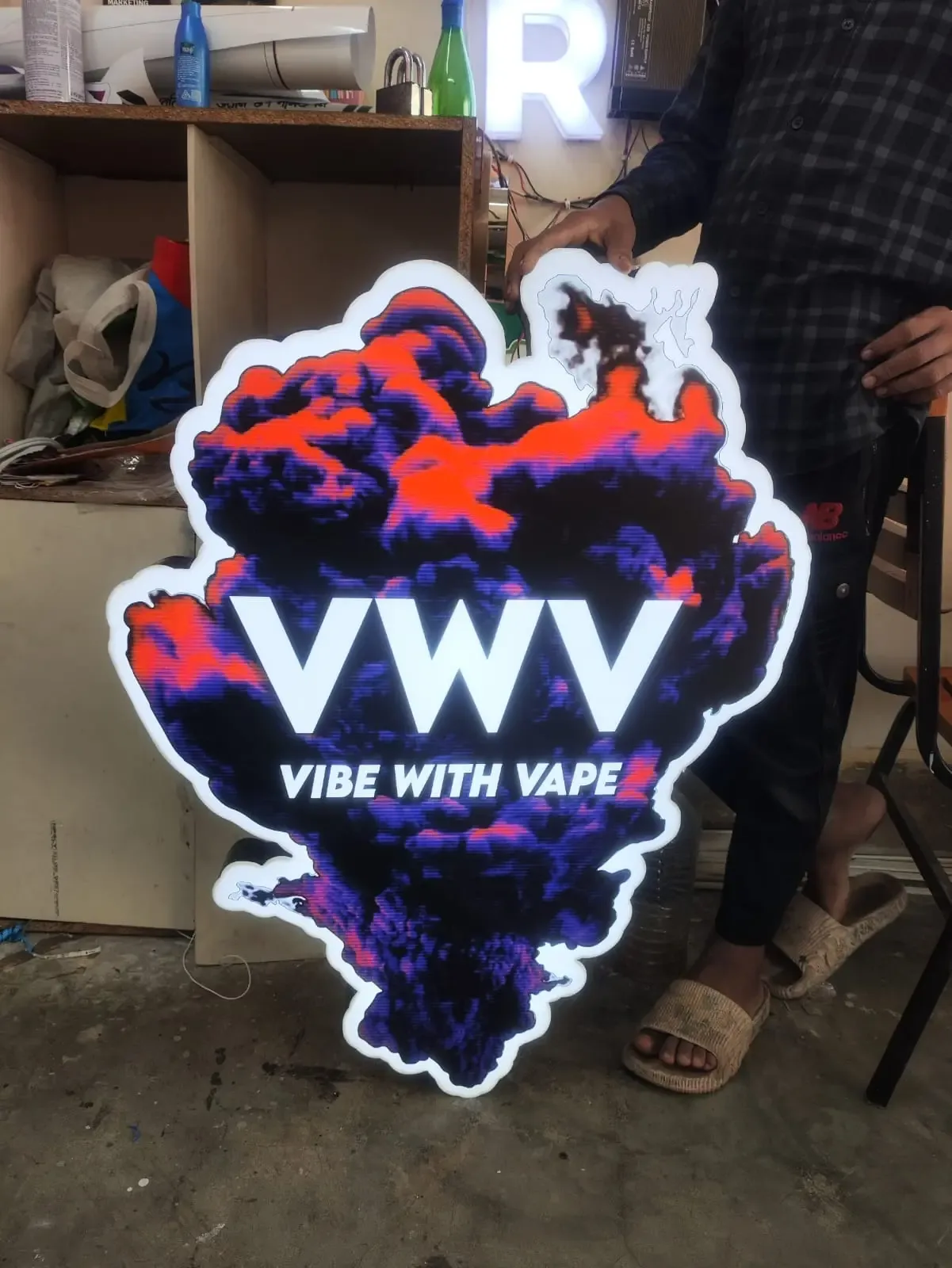 Ayrelic logo sign 