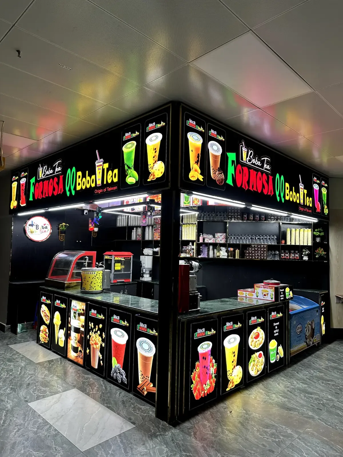 3d ayrelic  golden ss LED sign 